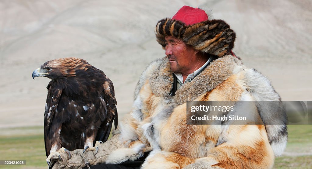 Kazak eagle hunter