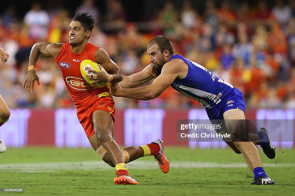 AFL Rd 5 - Gold Coast v North Melbourne