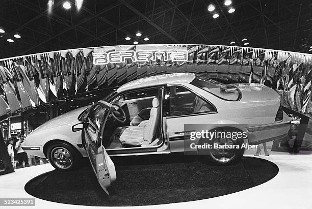 Chevrolet Beretta on display at the New York International Auto Show, Jacob Javits Convention Center, New York City, USA, April 1987.