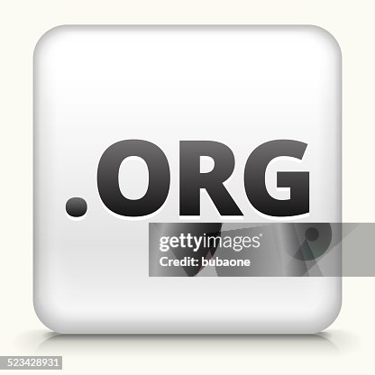 Square Button with .org Square Button with .org