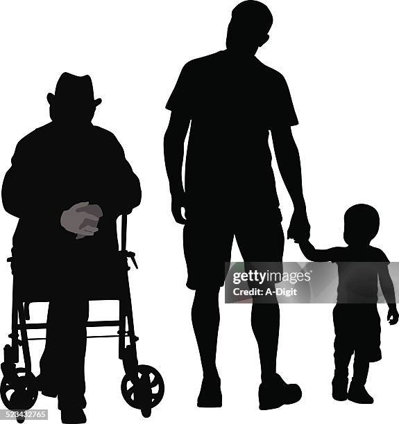 mygranpa - older son stock illustrations
