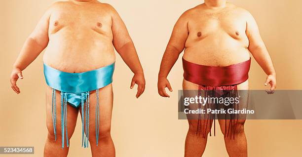 sumo wrestlers - sumo stock-fotos und bilder