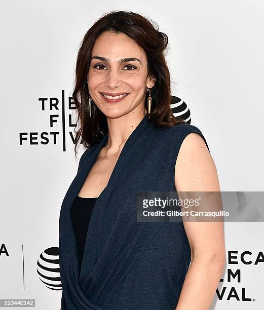 Actress Annie Parisse attends Tribeca Tune In: 'The Night Of' Screening during 2016 Tribeca Film Festival at SVA Theatre 1 on April 22, 2016 in New...