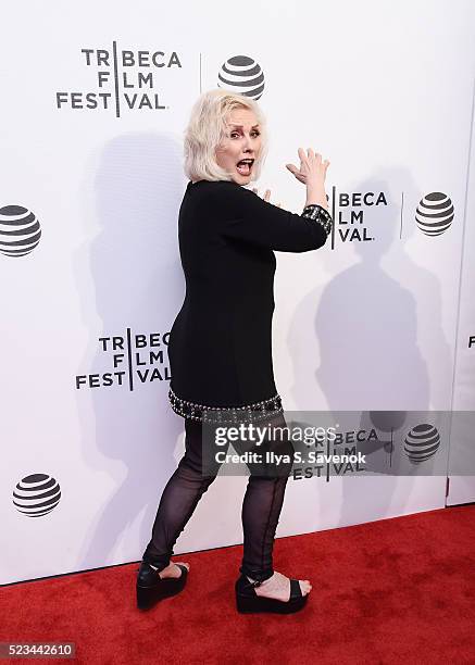 Debbie Harry attends "SHOT! The Psycho-Spiritual Mantra Of Rock" Screening during 2016 Tribeca Film Festival on April 22, 2016 in New York City.