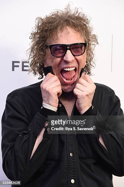 Mick Rock attends "SHOT! The Psycho-Spiritual Mantra Of Rock" Screening during 2016 Tribeca Film Festival on April 22, 2016 in New York City.