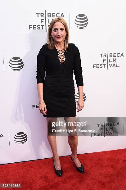 Producer Marisa Polvino attends "SHOT! The Psycho-Spiritual Mantra Of Rock" Screening during 2016 Tribeca Film Festival on April 22, 2016 in New York...