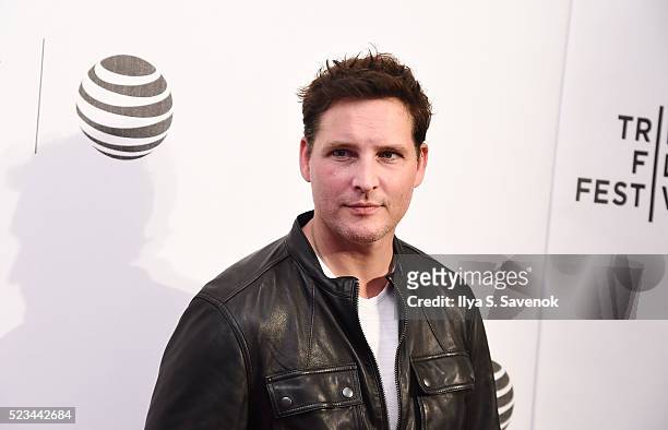 Actor Peter Facinelli attends "SHOT! The Psycho-Spiritual Mantra Of Rock" Screening during 2016 Tribeca Film Festival on April 22, 2016 in New York...