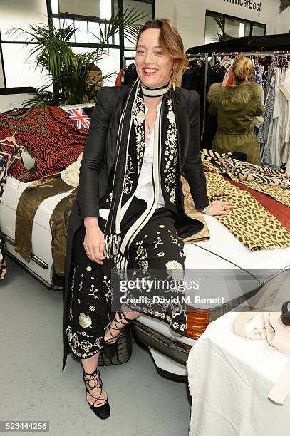 Alice Temperley attends the #SheInspiresMe Car Boot Sale presented by The Store and Brewer Street Car Park in aid of Women for Women International at...