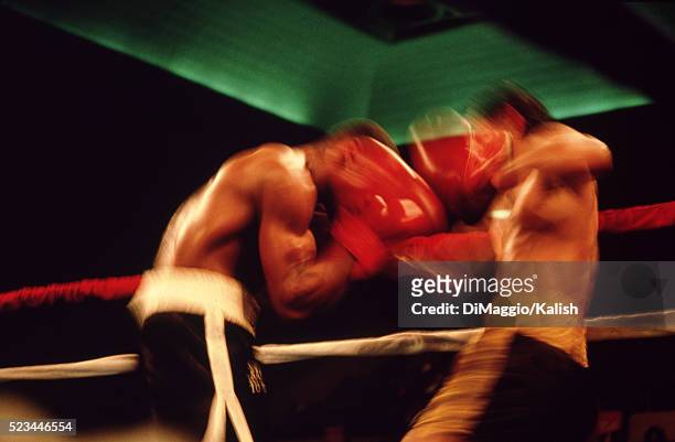 boxing - championship ring foto e immagini stock
