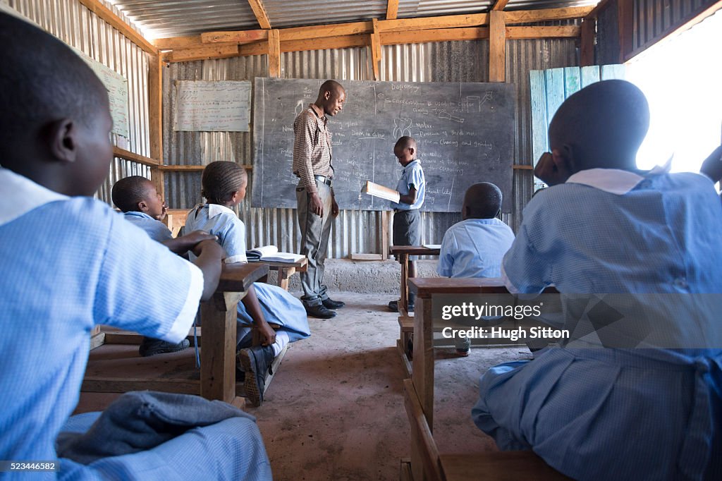 School children in classroom. Kenya.