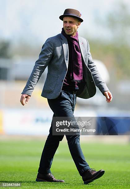 Paul Tisdale, Manager of Exeter City during the Sky Bet League Two match between Bristol Rovers and Exeter City at the Memorial Stadium on April 23,...