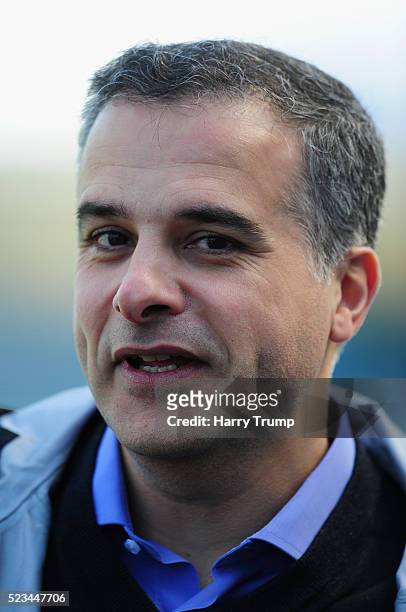 Wael Al Qadi, Owner of Bristol Rovers during the Sky Bet League Two match between Bristol Rovers and Exeter City at the Memorial Stadium on April 23,...