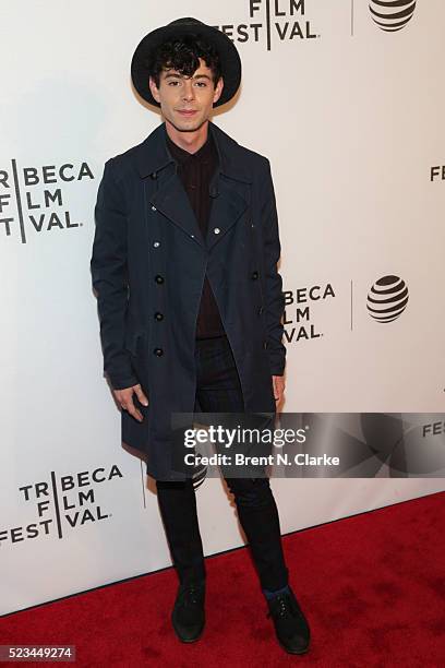 Paul Iacono attends the screening of "SHOT! The Psycho-Spiritual Mantra of Rock" during the 2016 Tribeca Film Festival held at Spring Studios on...