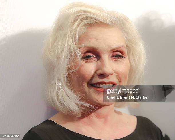 Debbie Harry attends the screening of "SHOT! The Psycho-Spiritual Mantra of Rock" during the 2016 Tribeca Film Festival held at Spring Studios on...