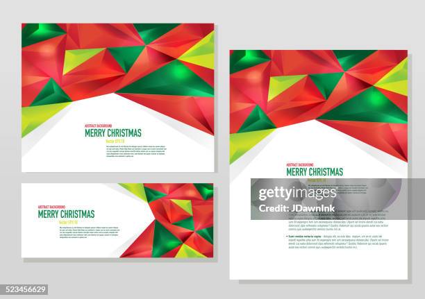 christmas season presentation template set white background - plug socket stock illustrations