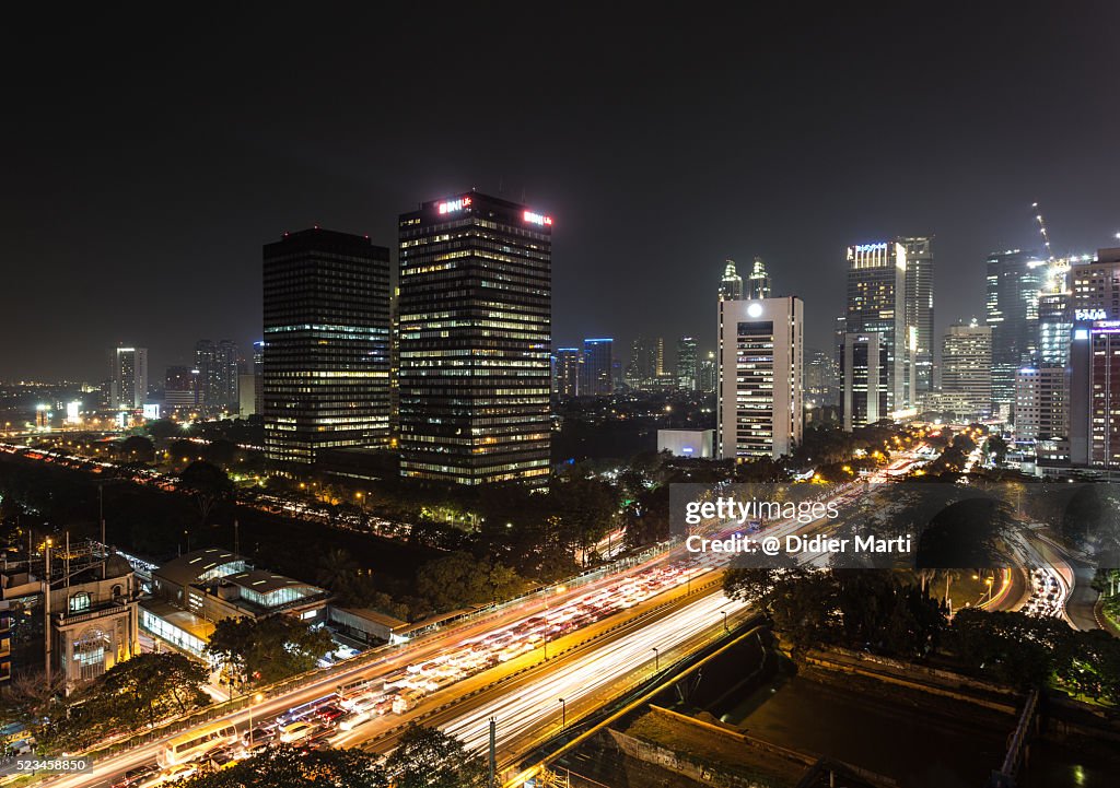 Jakarta night rush