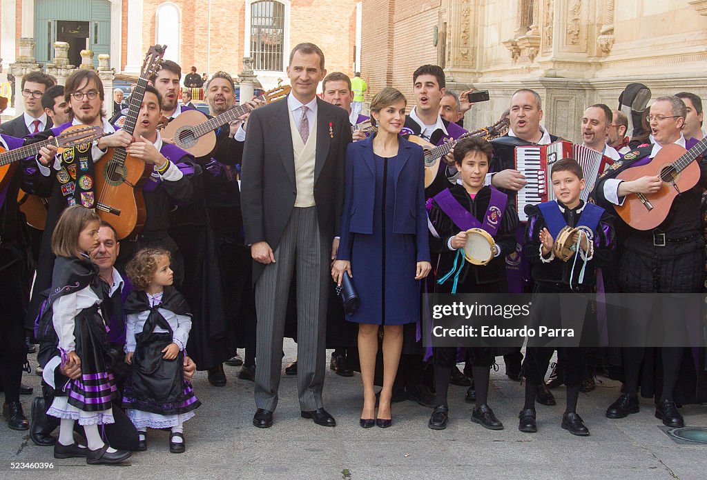 Spanish Royals Attend 'Miguel De Cervantes' 2015 Awards