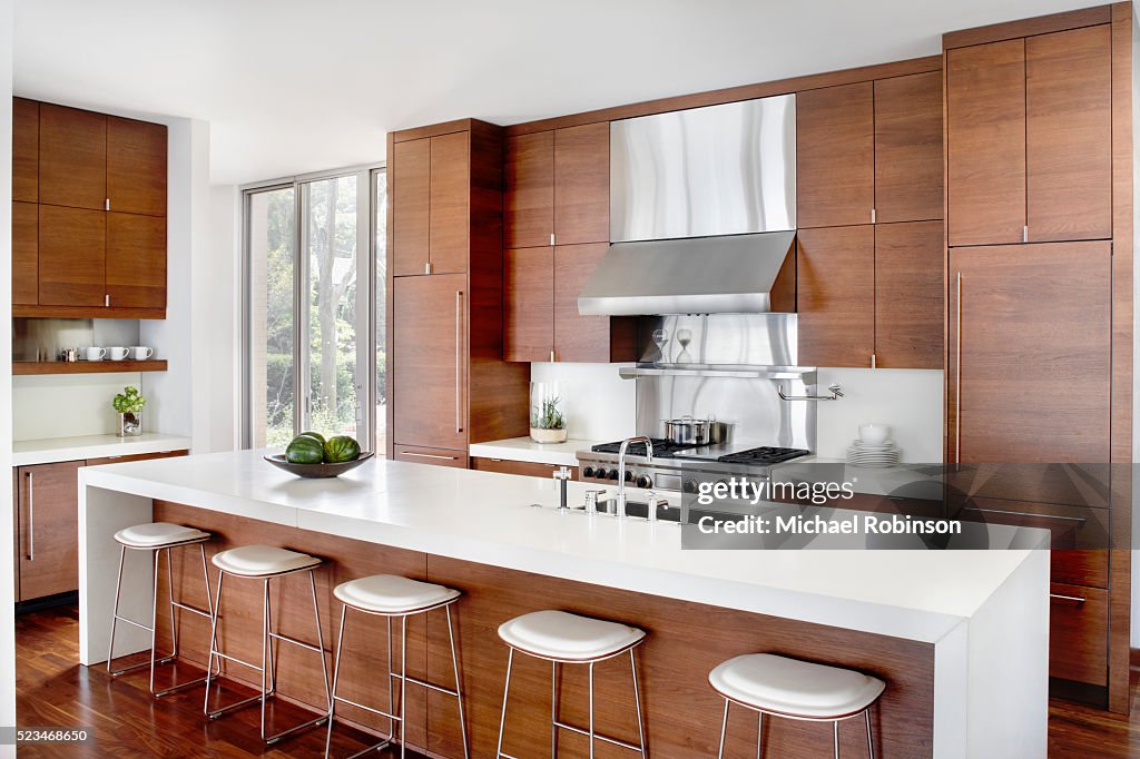 Modern Kitchen with Stainless Appliances