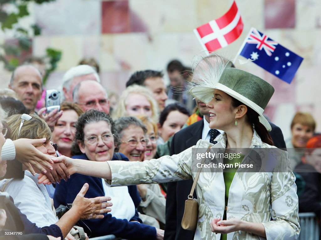 Danish Royals In Federation Square