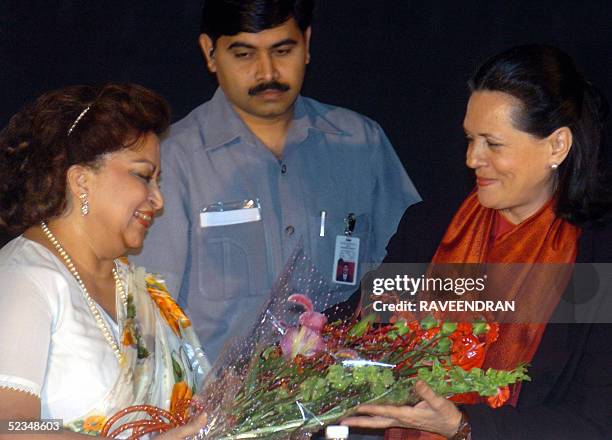 Madhavi Raje Scindia , widow of the late Senior Congress Party leader Madhavrao Scindia who died in a plane crash during a election campaign, is...