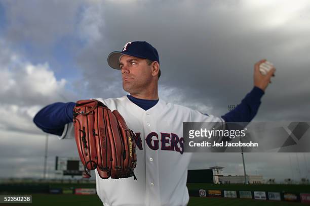 Kenny Rogers of the Texas Rangers poses for a portrait on Photo Day at spring training in Surprise, Arizona, Wednesday, February 23, 2005.