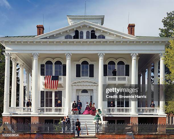 bellamy mansion - antebellum stock pictures, royalty-free photos & images
