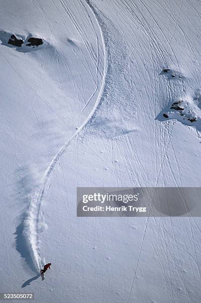 telemark skiing - telemark skiing stock pictures, royalty-free photos & images