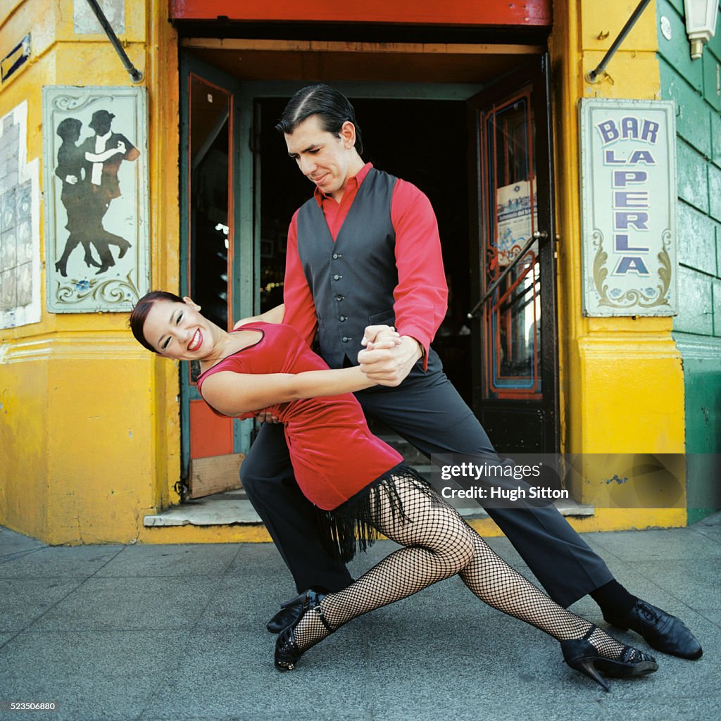 Tango Dancers, La Boca, Buenos Aires, Argentina