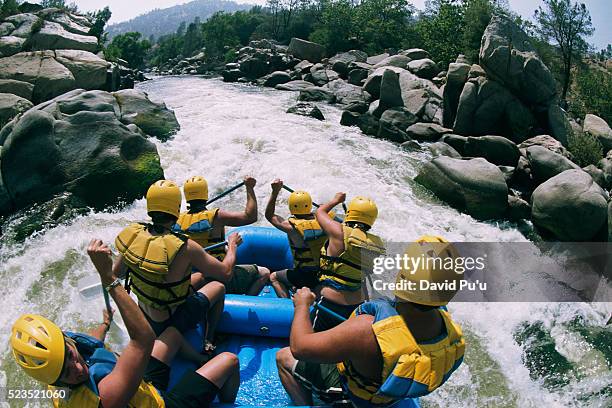 white water rafting - whitewater rafting stock pictures, royalty-free photos & images