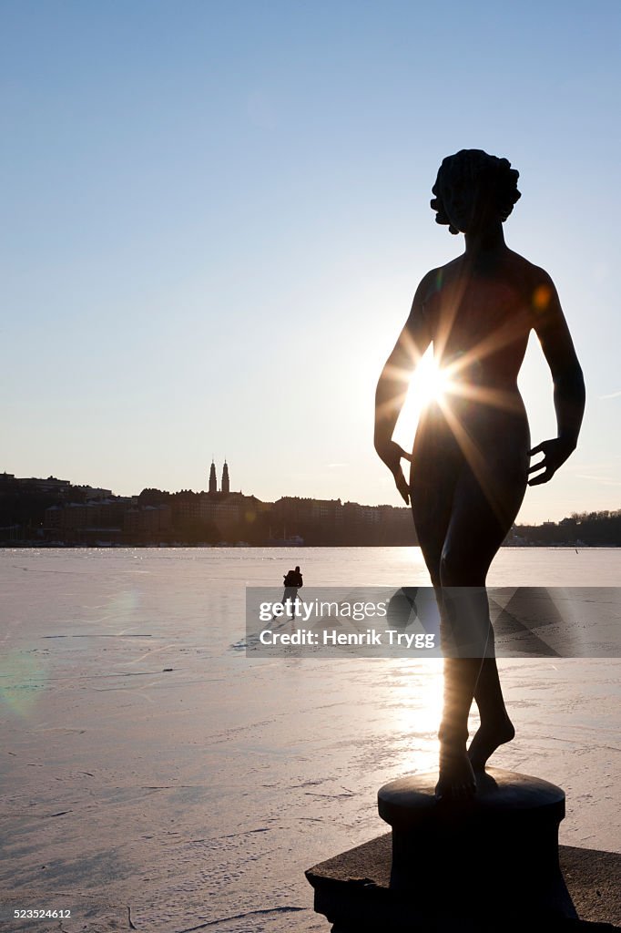 Iceskating in Stockholm