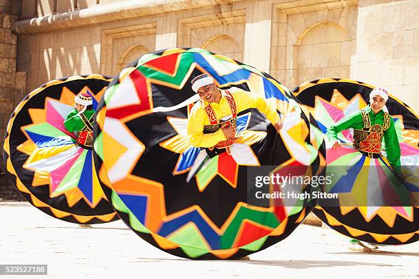 sufi dancers (twirling dervishes) cairo, egypt - african tradition stock pictures, royalty-free photos & images