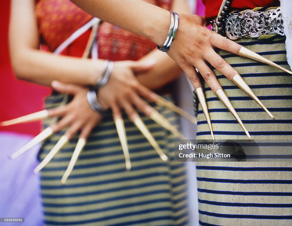 Dancers Wearing Traditional Costume