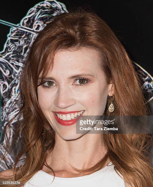 Actress Julie McNiven attends the 2nd Annual Artemis Film Festival-Red Carpet Opening Night/Awards Presentation at Ahrya Fine Arts Movie Theater on...