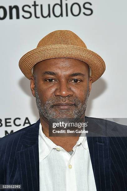 Author Nelson George attends the Tribeca Talks Directors Series at SVA Theatre 1 on April 23, 2016 in New York City.