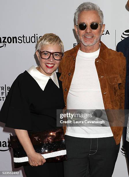 During the APRIL 23: Baz Luhrmann and Catherine Martin attend Tribeca Talks Directors Series: Baz Luhrmann With Nelson George during the 2016 Tribeca...