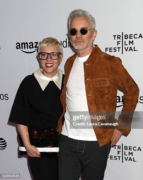 During the APRIL 23: Baz Luhrmann and Catherine Martin attend Tribeca Talks Directors Series: Baz Luhrmann With Nelson George during the 2016 Tribeca...