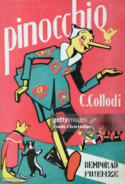 pinocchio italian ed c1930 - pinocchio stock pictures, royalty-free photos & images