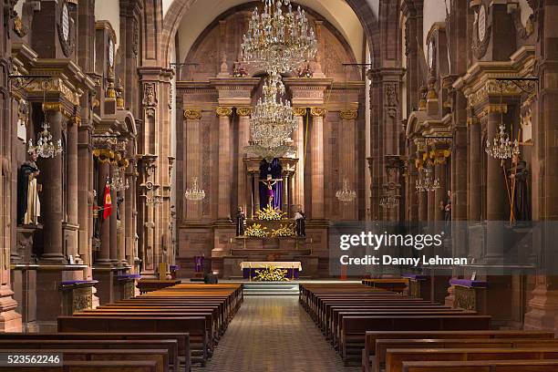 san francisco church, san miguel de allende - san miguel de allende fotografías e imágenes de stock