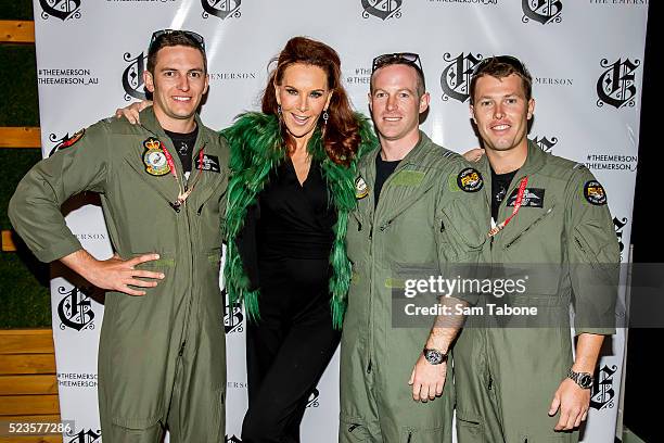 Rhonda Burchmore attends the Johnnie Walker Grand Prix Party At The Emerson on March 19, 2016 in Melbourne, Australia.