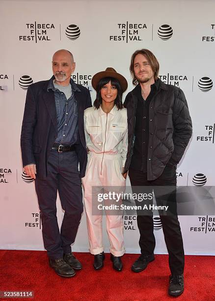 During the APRIL 23: Eric Schlosser, Smriti Keshari and Kevin Ford attends Tribeca Talks: "What We Talk About When We Talk About the bomb" during the...