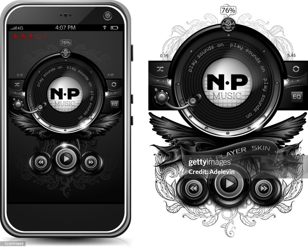 Media Player Conceptual Skin