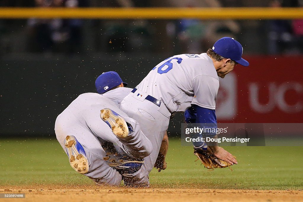 Los Angeles Dodgers v Colorado Rockies