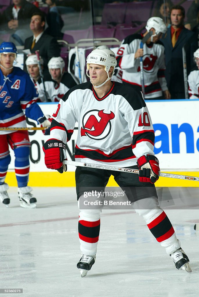 Player Eric Rasmussen of the New Jersey Devils. News Photo - Getty Images
