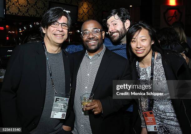 Dario Laverde, Loren Hammonds,Tyler Hurd and Maureen Fan��attend the Tribeca Film Festival Wrap Party on April 23, 2016 in New York City.