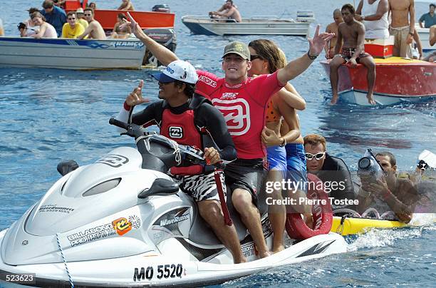 Andy Irons from Kauai, Hawaii won the Billabong Pro at Teahupoo, Tahiti today ? his second win in the first three events on the 2002 ASP WCT. Irons...