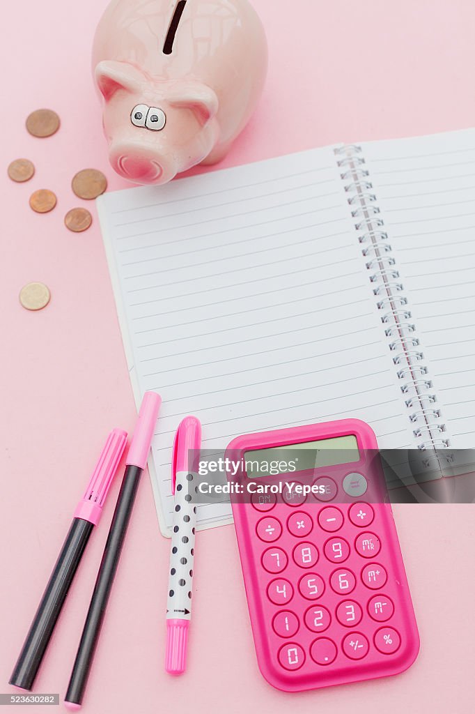 Pink Financial Pink Home Finance High-Res Stock Photo - Getty Images