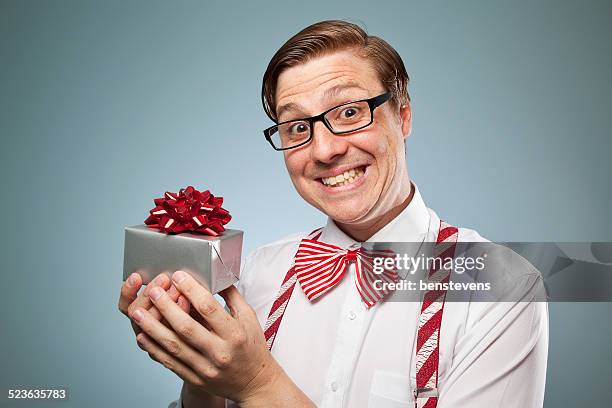 have a very merry nerdy christmas! - benstevens stock pictures, royalty-free photos & images