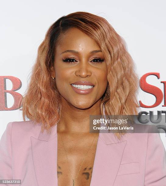 Actress/singer Eve attends the premiere of "Barbershop: The Next Cut" at TCL Chinese Theatre on April 6, 2016 in Hollywood, California.