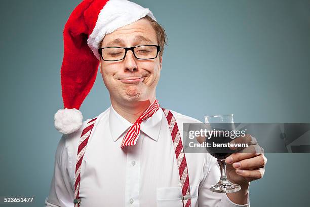 have a very merry nerdy christmas! - stereotypical stock pictures, royalty-free photos & images