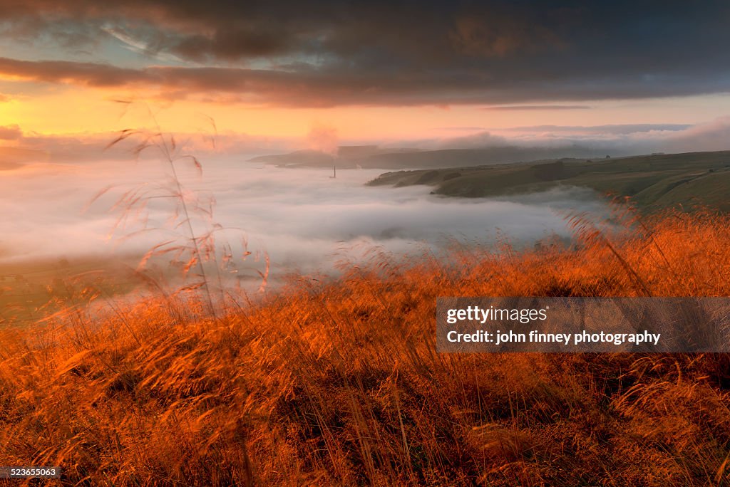 Golden sunrise, Peak District National Park